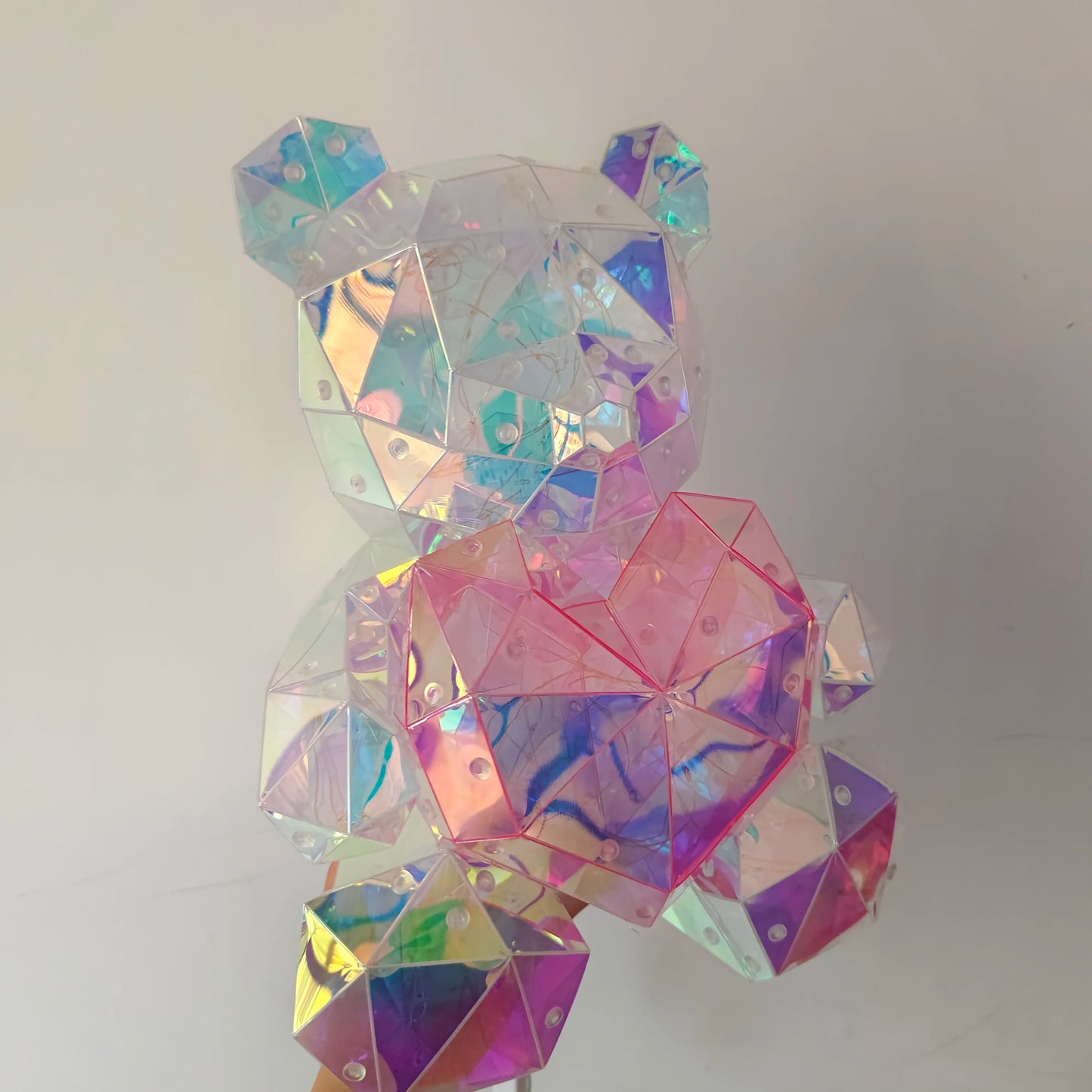 30cm Teddy Bear LED Gift Lamp – Colorful Romantic Light for Girls’ Birthday & Valentine’s