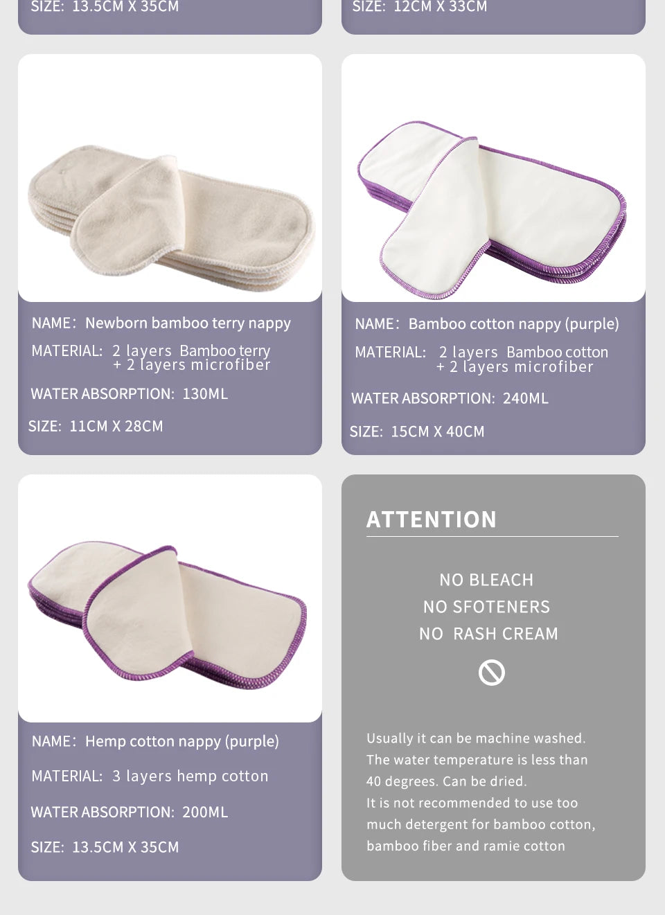 Kangobaby #My Soft Life# Reusable Baby Cloth Diaper Cover – Washable Newborn Nappies 0-3 Months