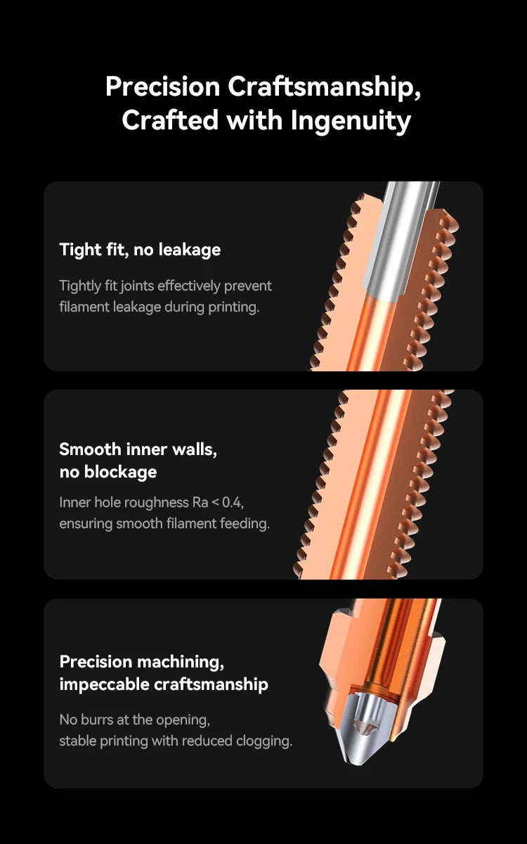 Creality Ender-3 V3 SE/KE Ceramic Heating Block Kit – 60W 0.4mm Quick-Swap Nozzle for 3D Printers
