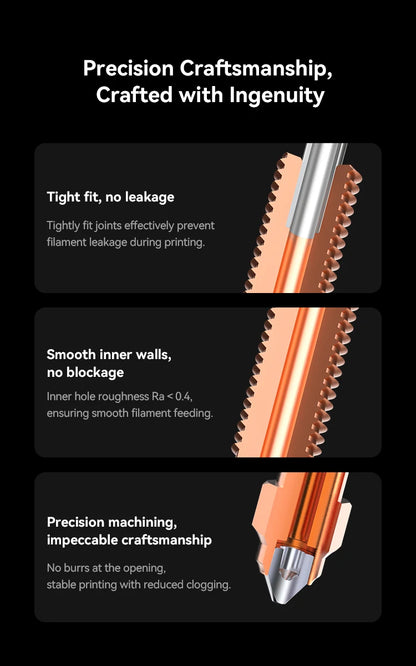 Creality Ender-3 V3 SE/KE Ceramic Heating Block Kit – 60W 0.4mm Quick-Swap Nozzle for 3D Printers