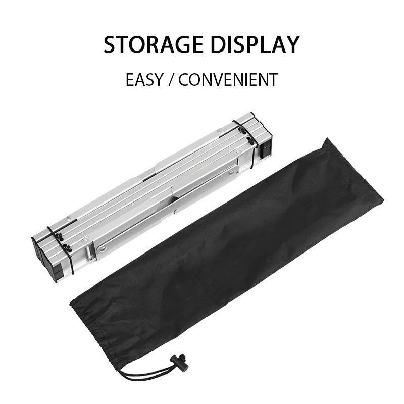 WESTTUNE Mini Camping Table – Ultralight Portable Aluminum Folding Table for Backpacking, Picnic & BBQ