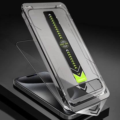 Premium Tempered Glass Screen Protector for iPhone 16 & 15 Pro Max – Easy Install, Dust-Free for iPhone 16 Plus