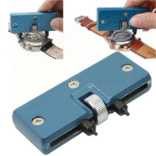 Adjustable Watch Opener Back Case Tool – Press, Closer, Remover, Wrench, Screw Wrench Repair Kit & Watch Battery Remover