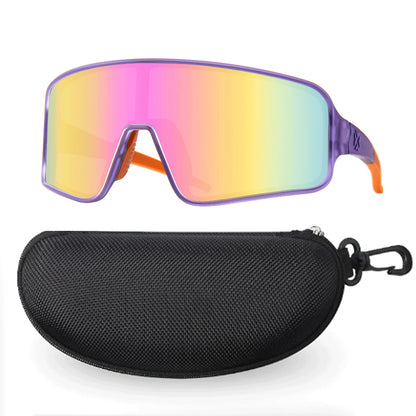 JULI Polarized Classic Sports Sunglasses - Ultralight Rimless Rectangle Frame for Men, Fishing & Driving, UV400 Protection (MJ8009)