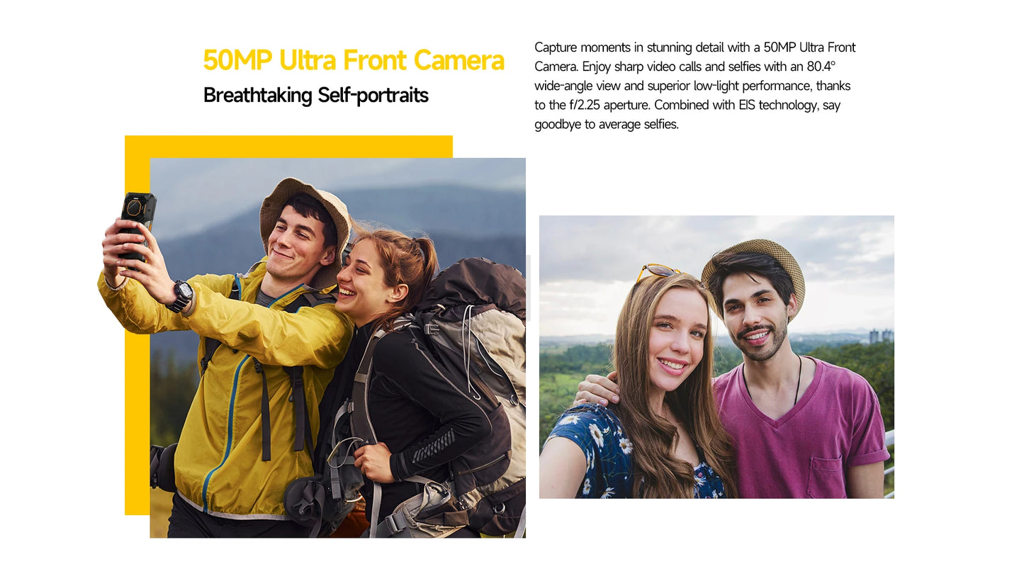 Ulefone Armor 26 Ultra 5G Rugged Waterproof Smartphone - 120W Fast Charging, 15600mAh, 200MP+64MP, 24GB+512GB, NFC