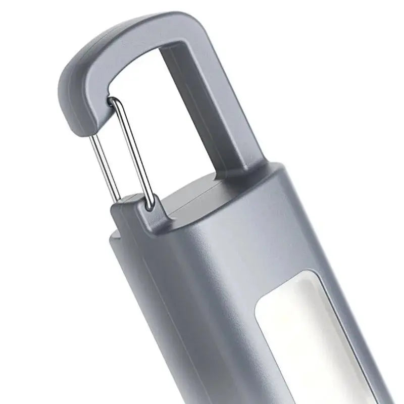 Strong Lighting ABS Flashlight - USB Rechargeable Portable Outdoor Camping Lamp with Telescopic Focus & COB Side Light