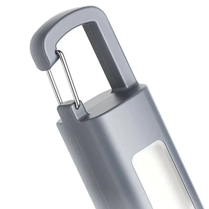 Strong Lighting ABS Flashlight - USB Rechargeable Portable Outdoor Camping Lamp with Telescopic Focus & COB Side Light