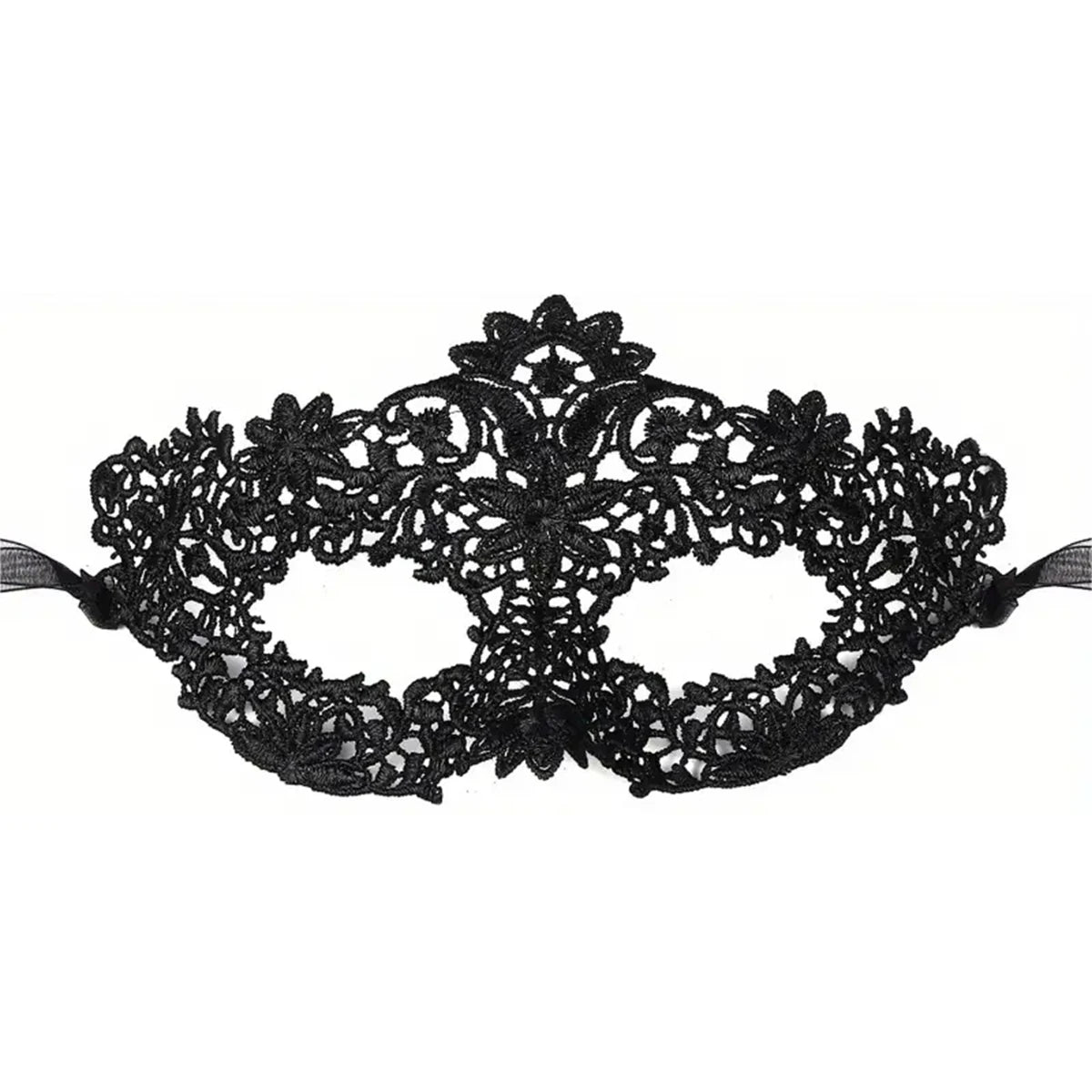 Elegant Black Lace Masquerade Mask Set – Perfect for Couples, Venetian Parties, Mardi Gras & Halloween Celebrations