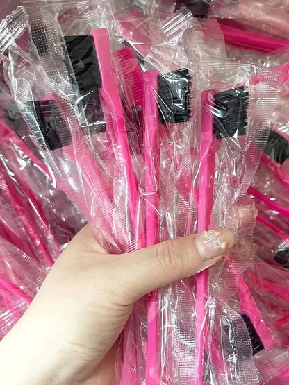 10/20PCS Double-Sided Hair Edge Control Brushes – Multifunctional Hair & Eyebrow Styling Tools
