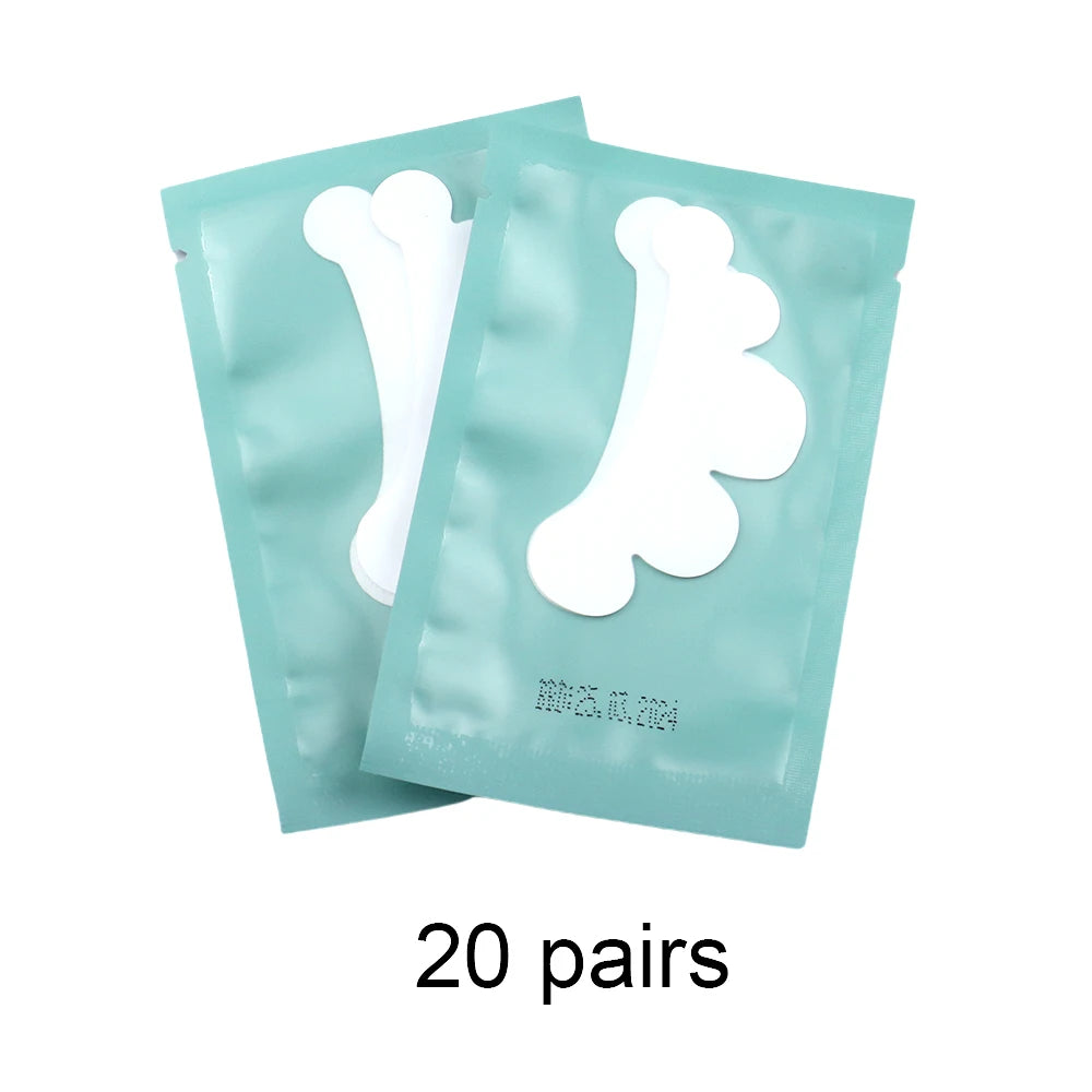 20/50 Pairs Hydrogel Lash Extension Patches | Under Eye Stickers for Grafting & Makeup | Eyelash Extension Tools