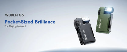 WUBEN G5 EDC Flashlight – 400 Lumens Portable Waterproof Pocket Torch with 180° Rotating Head & Magnetic Tail for Outdoor Use