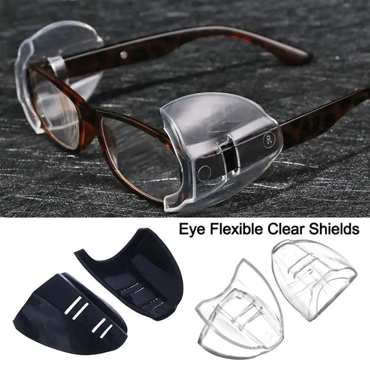 Fashion Safety Goggles with Side Shields - Flexible, Clear Eye Protection, 95% Anti-Fog Glasses for Men & Women