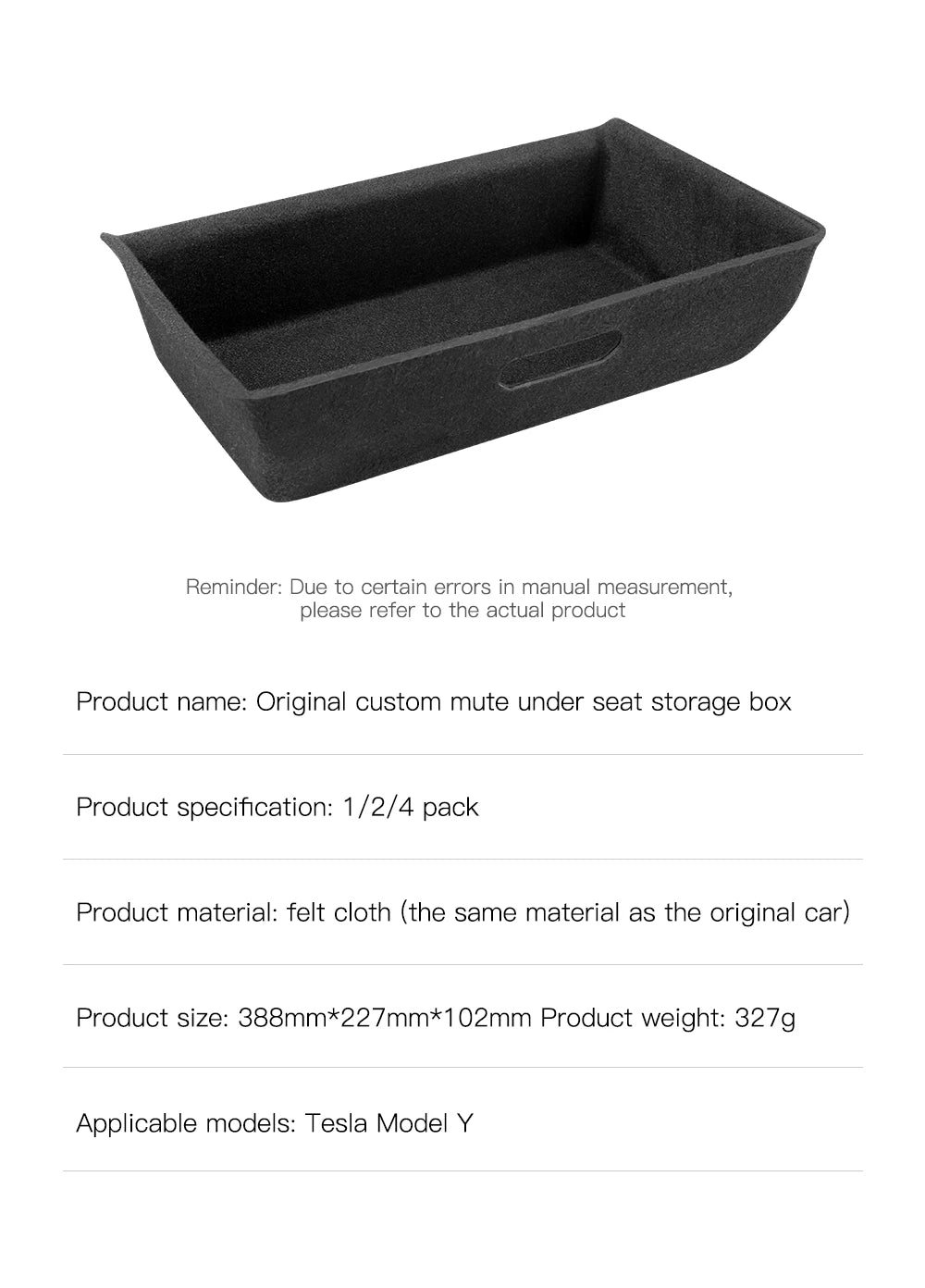 YZ Storage Box for Tesla Model 3 & Model Y – Center Armrest Hidden Box & Cup Holder Organizer, 2023-2022 Car Accessories