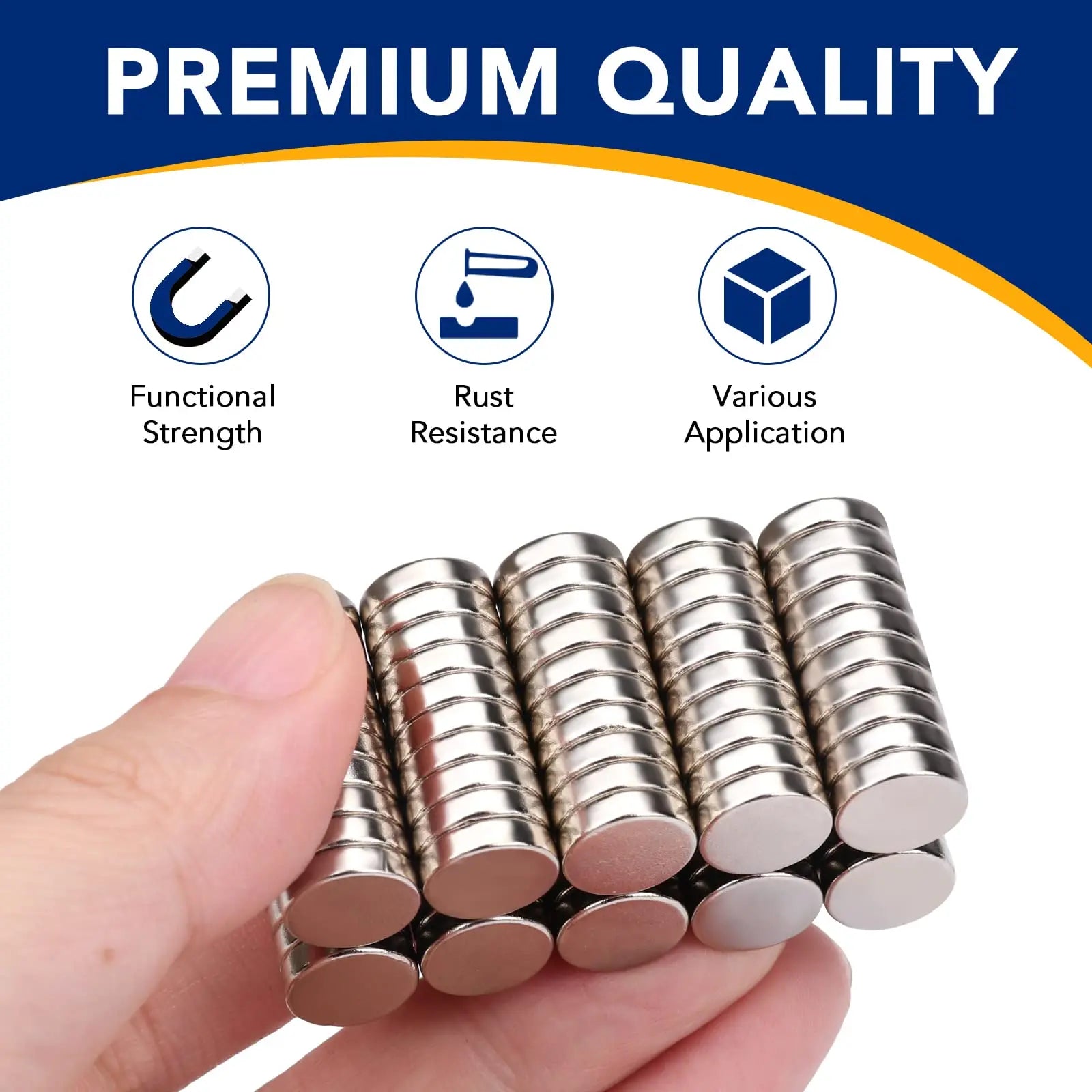 Super Strong Neodymium Disc Magnets - Powerful Rare Earth Magnets for ...