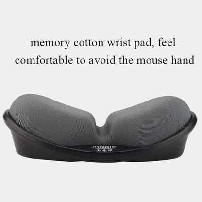 Anti-Skid Memory Foam Mouse Pad with Wrist Rest Mat – Ergonomic Support for Computer, Laptop and Desktop
