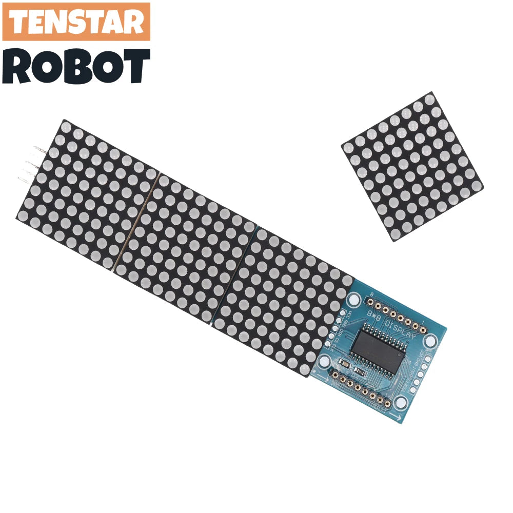 MAX7219 Dot Matrix Module – 4-in-1 Microcontroller Display with 5P Lin ...