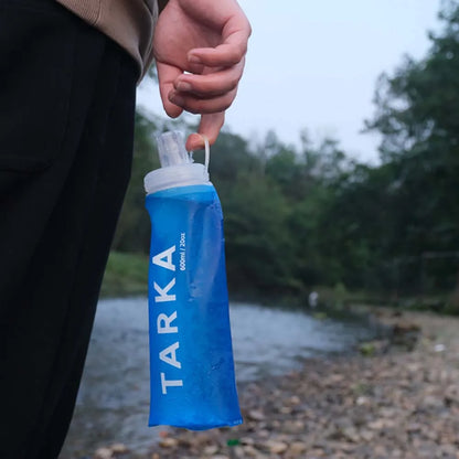 TARKA Collapsible Silicone Water Bottle — Lightweight Gel Kettle for Camping, Hiking, Running & Travel