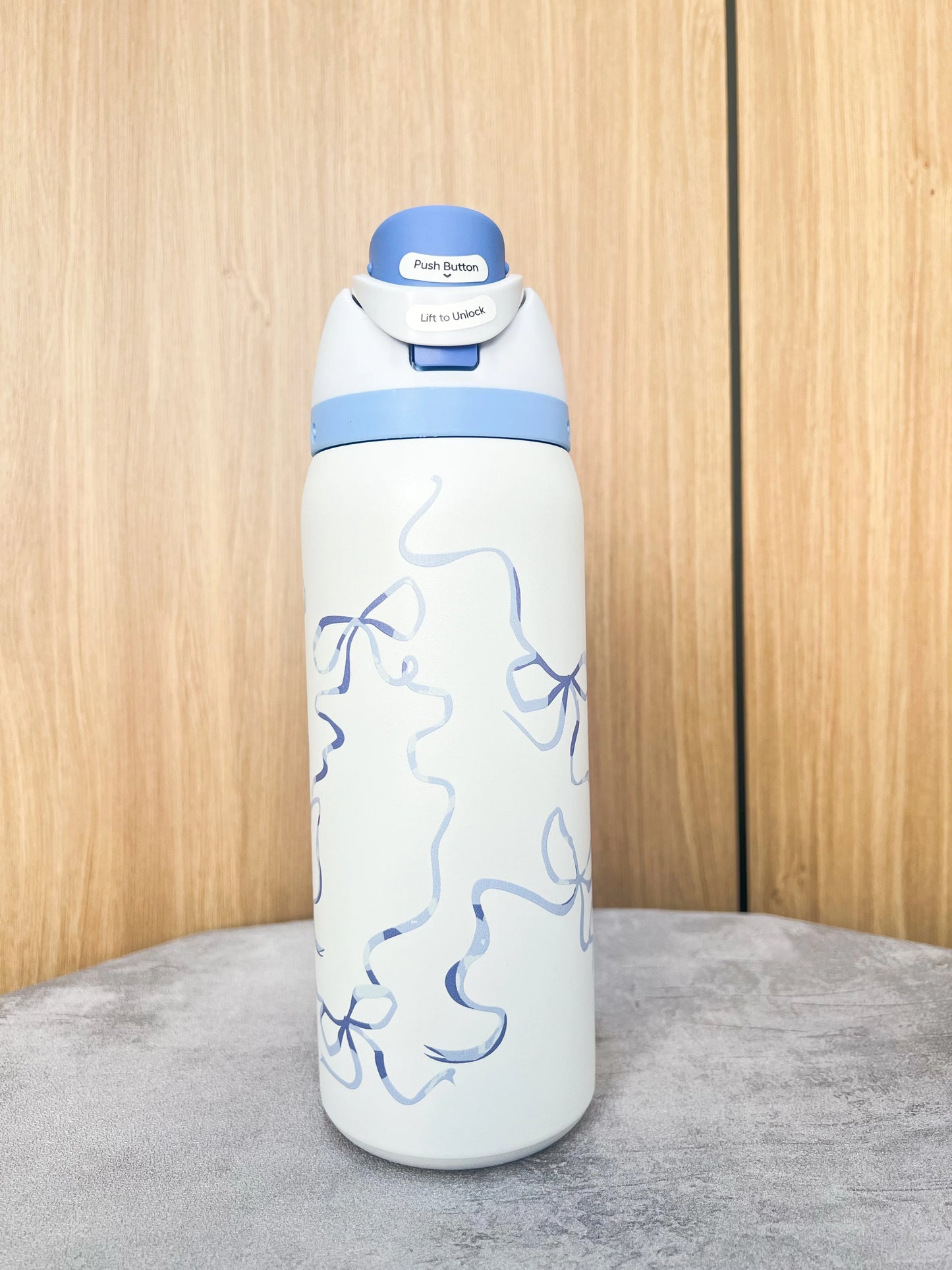 32oz Stainless Steel Thermos Cup – 304 Stainless Steel Sports Water Bottle with Straw