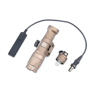 WADSN Surefire M300A Tactical Flashlight - Mini Weapon Scout LED Light, 20MM Rail Mount, Momentary & Constant-On Mode