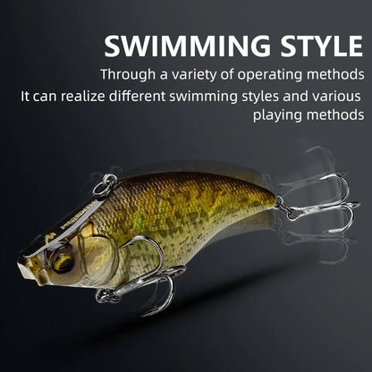 MEREDITH VIBRATION-X Wobblers — 75mm 19g Vibration Fishing Lures, Full Depth Artificial Bait Accessories