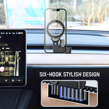 Magnetic Car Vent Phone Mount for Tesla: Fits iPhone 14/13/12 Pro Max/Plus/Mini and All Phones - Compatible with Model 3 and Model Y, Car Accessories