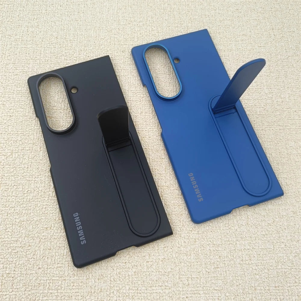 Samsung Galaxy Z Fold 7 5G Sensory Standing Phone Case — Foldable Bracket Hard PC Anti-Fall Shockproof Cover