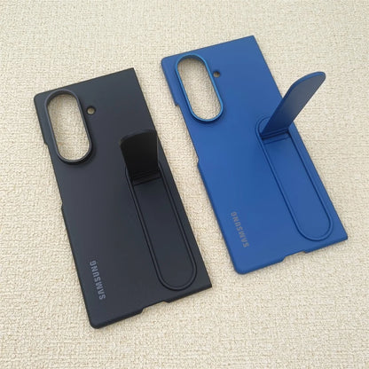 Samsung Galaxy Z Fold 7 5G Sensory Standing Phone Case — Foldable Bracket Hard PC Anti-Fall Shockproof Cover