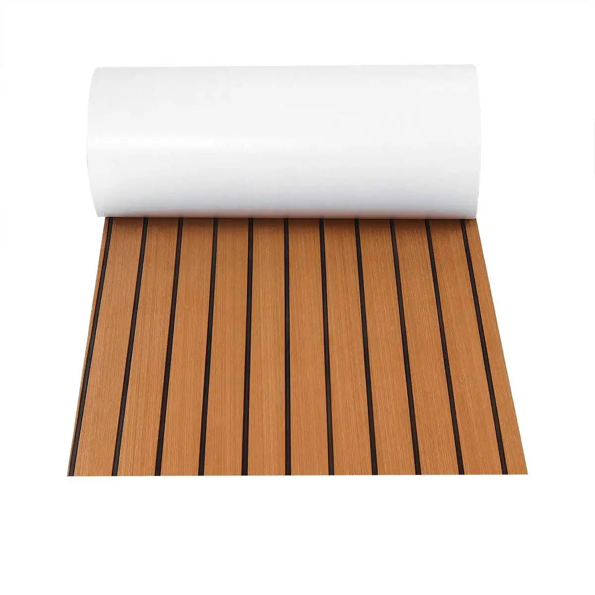 Self-Adhesive EVA Foam Teak Decking – Faux Marine Flooring Boat Floor Mat 600x2400x6mm