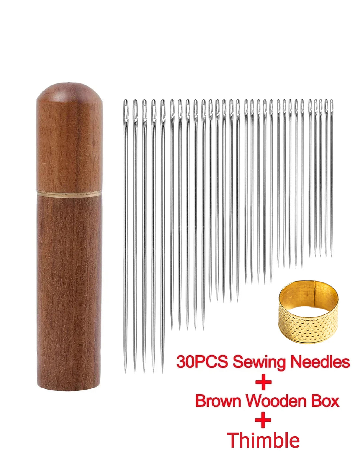Side Hole Blind Sewing Needles – Stainless Steel Self-Threading Hand S ...