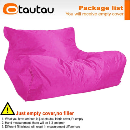 OTAUTAU Waterproof Floating Bean Bag Lounger Cover – Swimming Pool Sofa Bed Pouf, No Filler Chaise Lounge Recliner Puff SF019