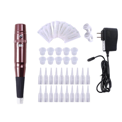 Permanent Makeup Rotary Tattoo Pen – Eyebrow & Lip Machine, Microblading & Piercing Gun PMU Kit