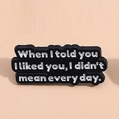 "I Survived Another Meeting" Enamel Pin – Funny English Letter Badge Lapel Pin