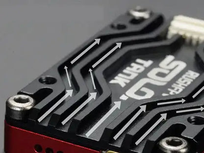 RUSH Solo Tank 5.8G VTX Video Transmitter – 1.6W High Power with Built-in Microphone & CNC Heat Dissipation for RC FPV
