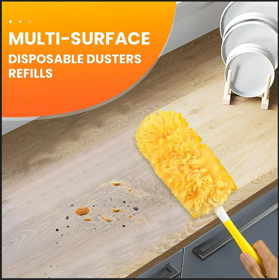 Double-Sided 360° Electrostatic Duster – Disposable Feather Cleaner fo ...