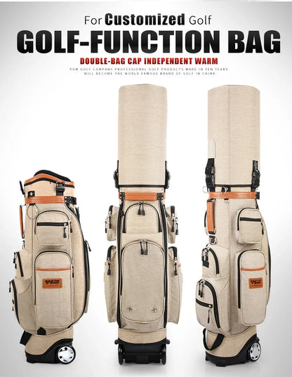 PGM Multi-Functional Golf Tug Ball Bag — Password Lock Checked Aviation Thermostatic Golf Bag QB038