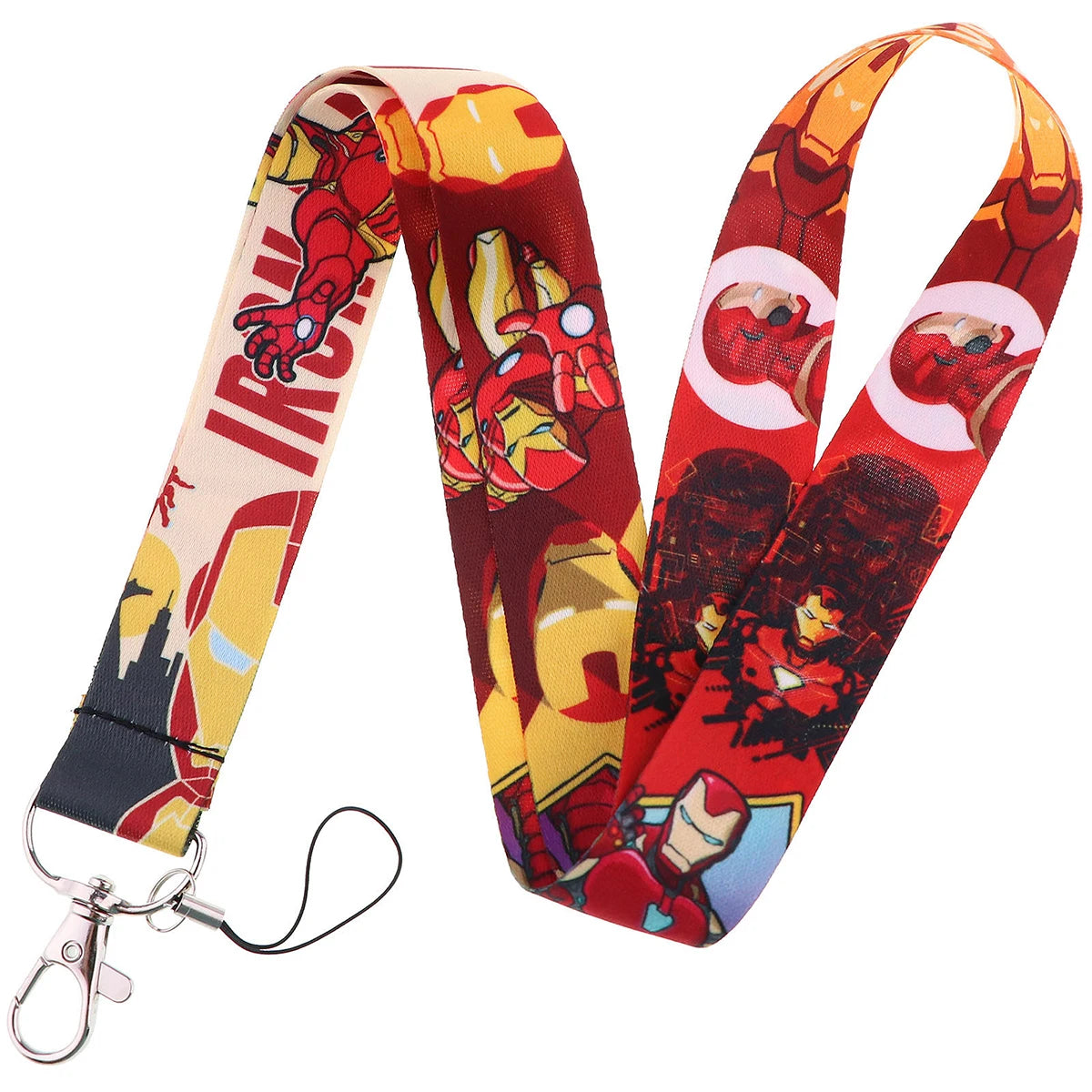 Cartoon Credential Holder Keychain – Cool Lanyard for Key, ID Card, Gym Badge & Cosplay Gift