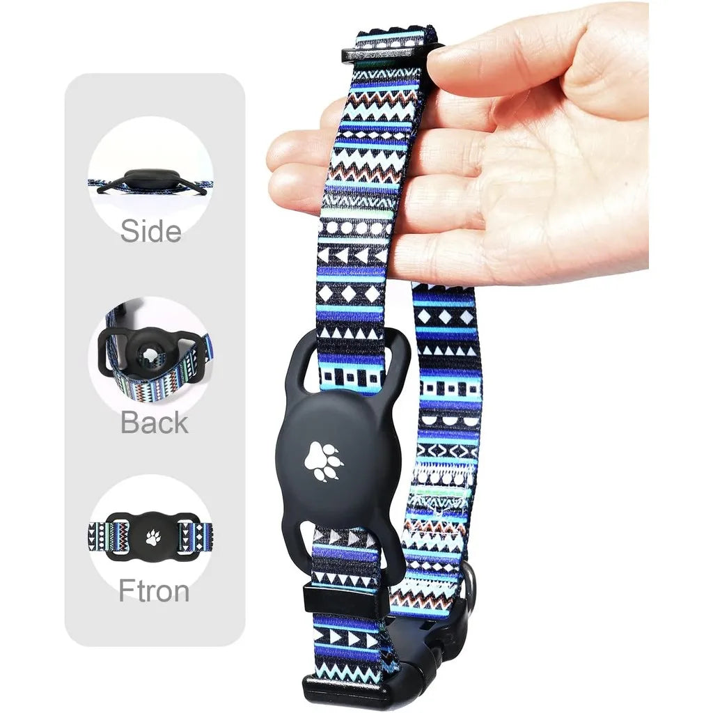 Airtag Dog Collar Holder – Silicone Protective Case for Apple AirTag, Full Body Cover Fits All Collar Sizes