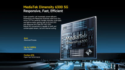 Ulefone Armor 27T Pro 5G Rugged Smartphone – 10600mAh, Android 14, 50MP+64MP Night Camera, 6.78" 120Hz, 24GB+256GB, NFC