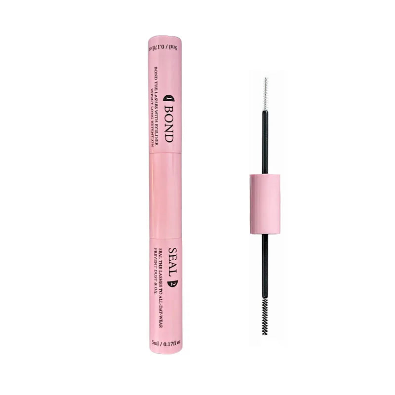 Lash Bond and Seal Kit – 10ml Strong Hold Individual Lash Glue, 5ml Remover, and Tweezers for Extensions