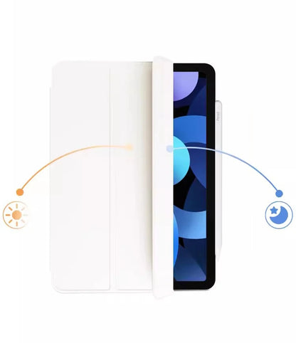 Smart Magnetic Case for iPad Pro 11 – Ultra Slim Tri-Fold Cover for iPad 10th Gen, Air 5, Pro 11 M2 (2022) with Protection Clip