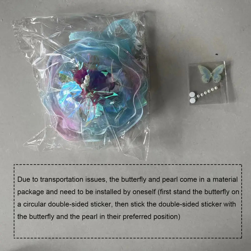 Gradient Jellyfish LED Light – Handmade Festival Pendant & Night Decoration for Courtyard Lighting