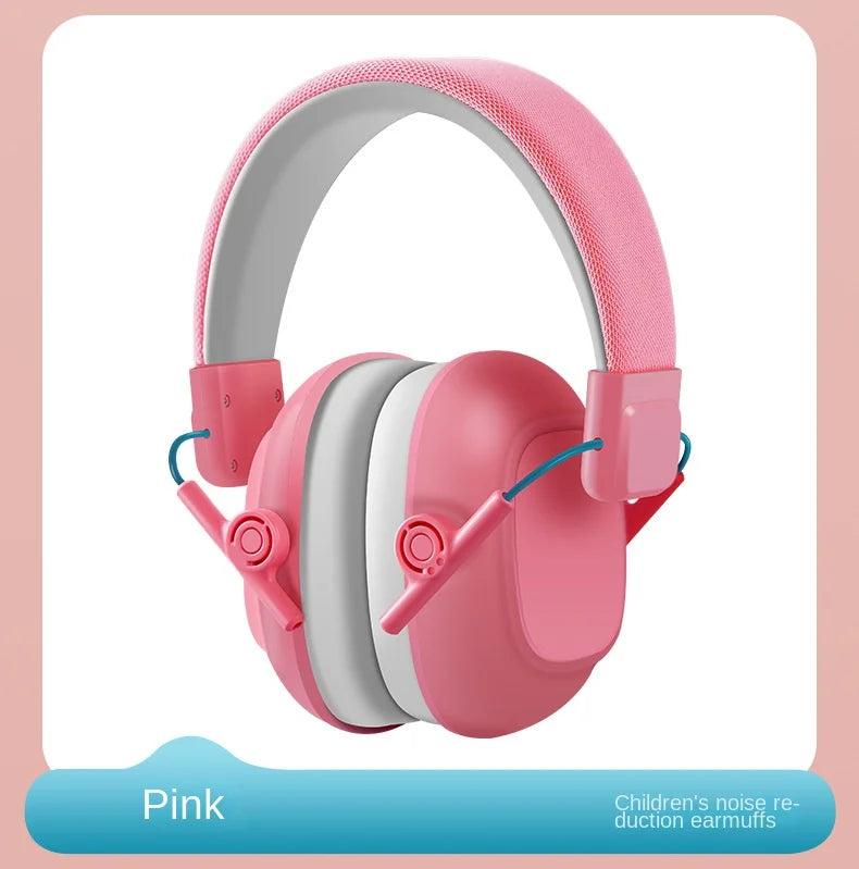 Kids Noise-Cancelling Earmuffs – Soundproof Headphones for Aircraft, Learning & Drums