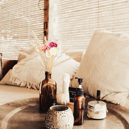 10PCS Pink Hydrangea Rattan Sticks – Fireless Fragrance Reed Diffuser Sticks for DIY Home Decor