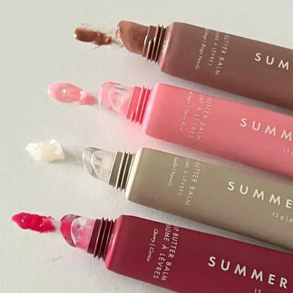 Summer Fridays Lip Balm – Moisturizing Vanilla Pink Sugar & Coffee Cake Scented Lip Gloss, Transparent Lip Oil Makeup