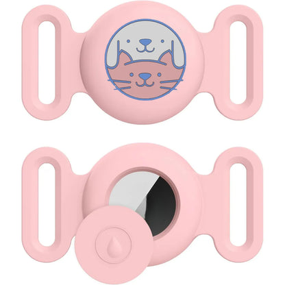 Airtag Dog Collar Holder – Silicone Protective Case for Apple AirTag, Full Body Cover Fits All Collar Sizes