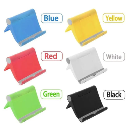 Foldable Cell Phone Tablet Desk Stand Holder: Smartphone Mobile Phone Bracket - Convenient Phone Stand