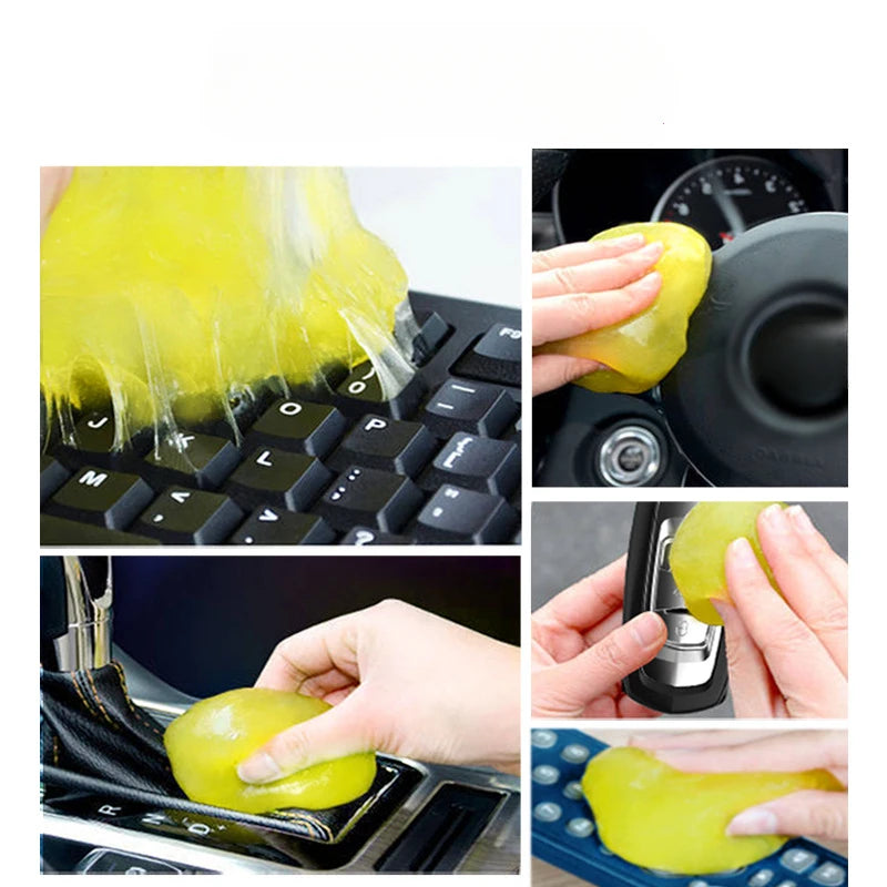Super Dust Clean Clay: 75/120G Keyboard Cleaner Slime for Laptop, Car, and More - USB Putty Kit Cleanser Gel