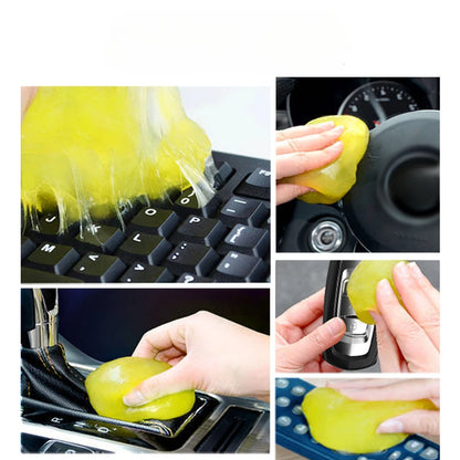 Super Dust Clean Clay: 75/120G Keyboard Cleaner Slime for Laptop, Car, and More - USB Putty Kit Cleanser Gel