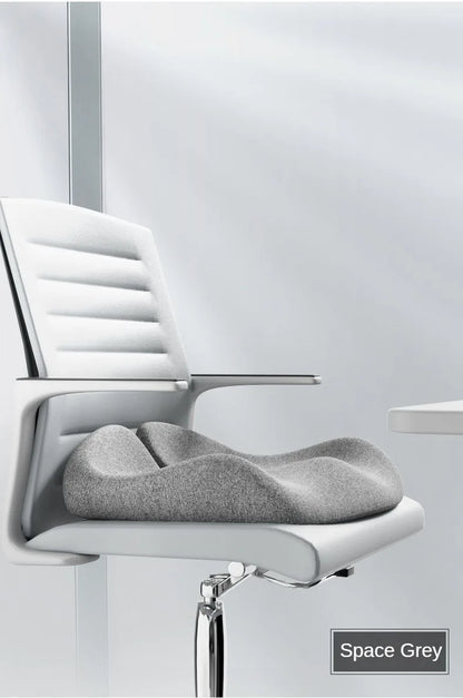 Orthopedic Memory Foam Coccyx Cushion – Tailbone & Sciatica Pain Relief for Office Chair & Car Seat, Non-Slip Comfort Design