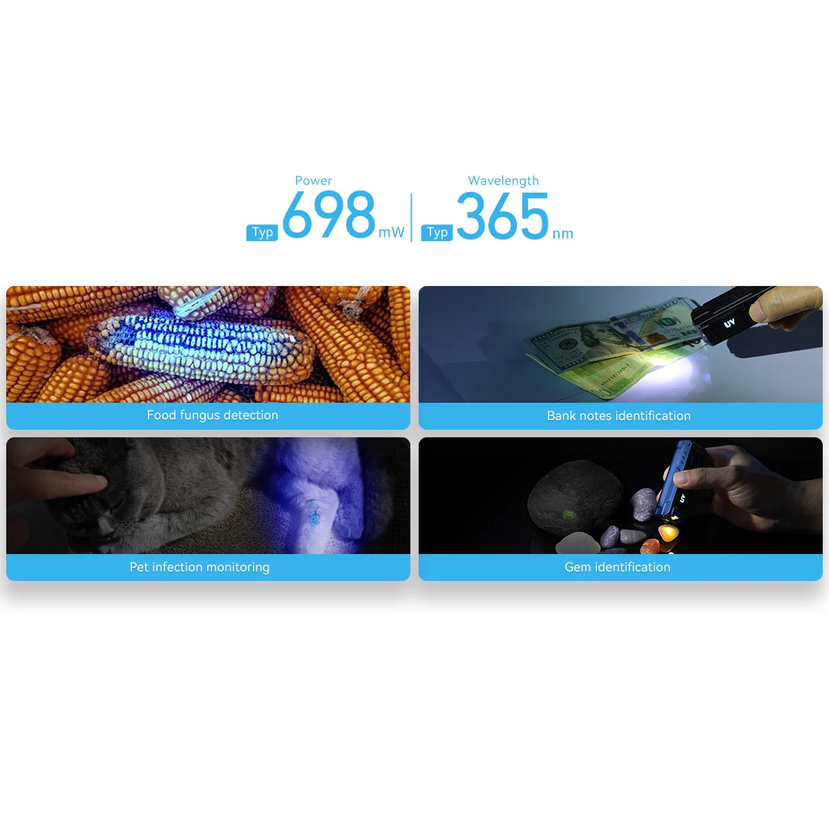 IMALENT BL50 EDC Flashlight – 3600 Lumen Cree XHP50 HI LED, Type-C Rechargeable Dual Light for Camping & Work